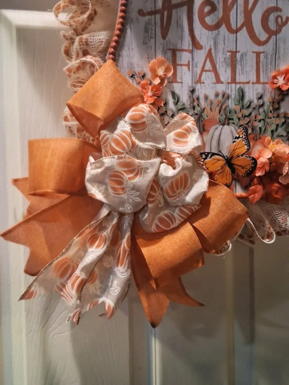 Hello Fall Wall/Door Hanging featuring Bold Autumn Colors